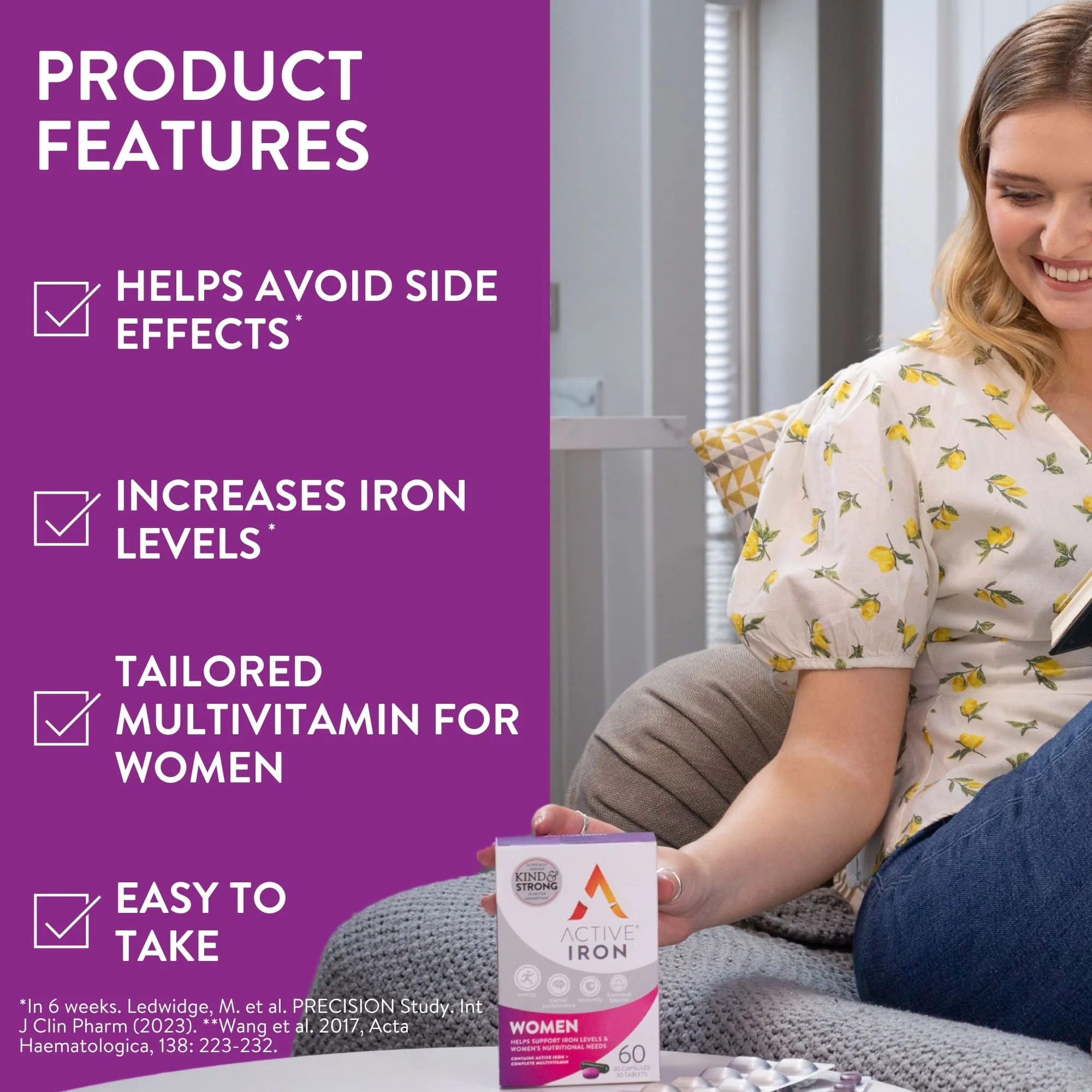 Active Iron Women 60 Capsules - Image 3