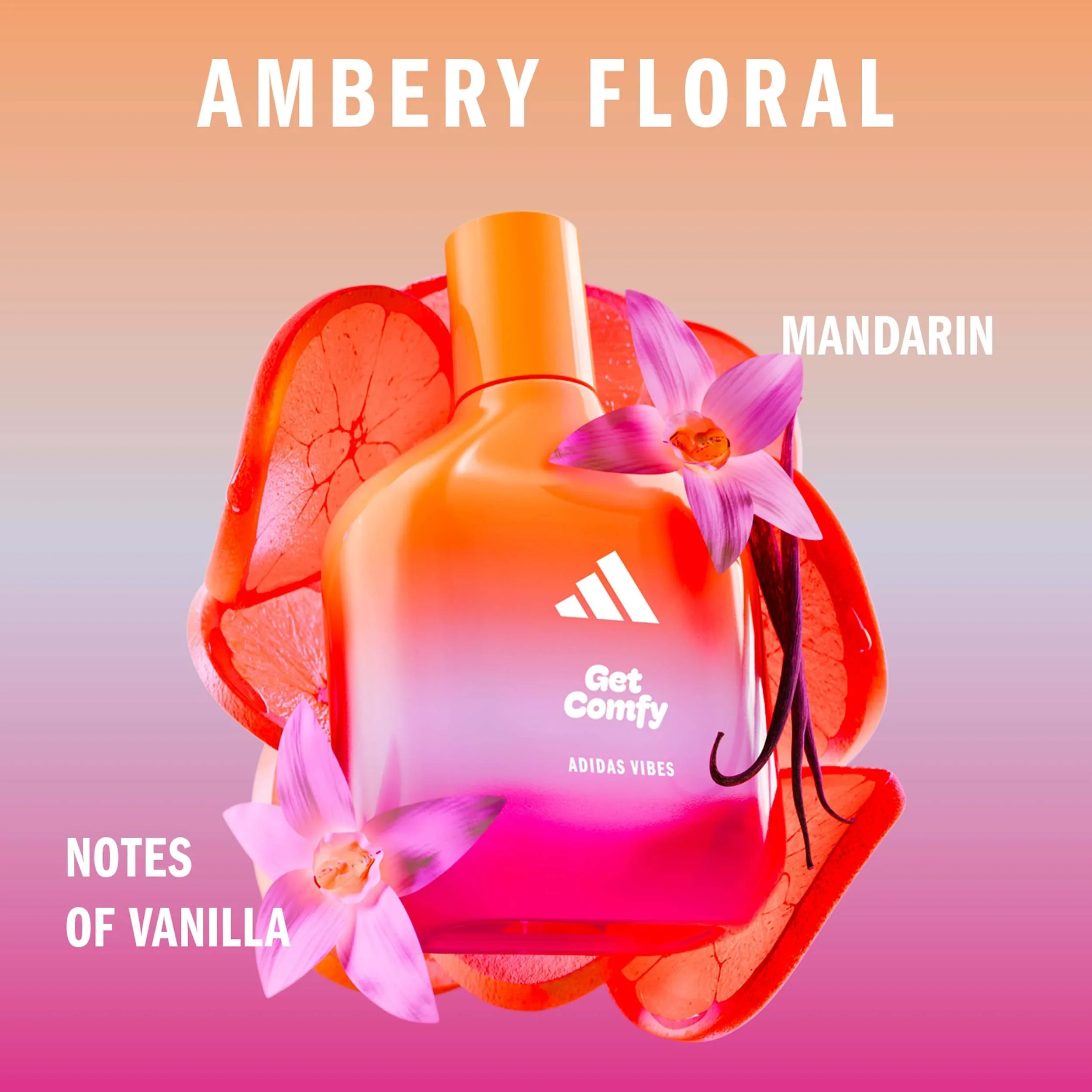 Adidas Vibes Get Comfy Eau de Parfum For All 100ml - Image 2