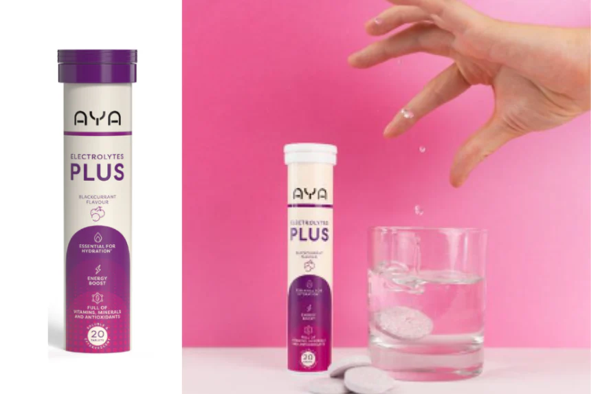 AYA Electrolytes Plus Effervescent Blackcurrant 20 Tablets - Image 3