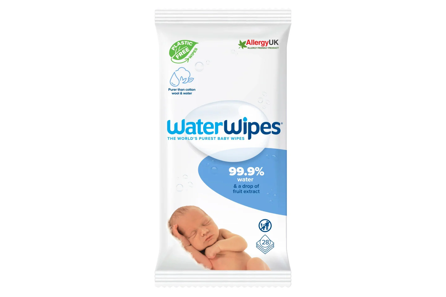 WaterWipes Original Baby Wipes Box (12 packs in a box) - Image 3