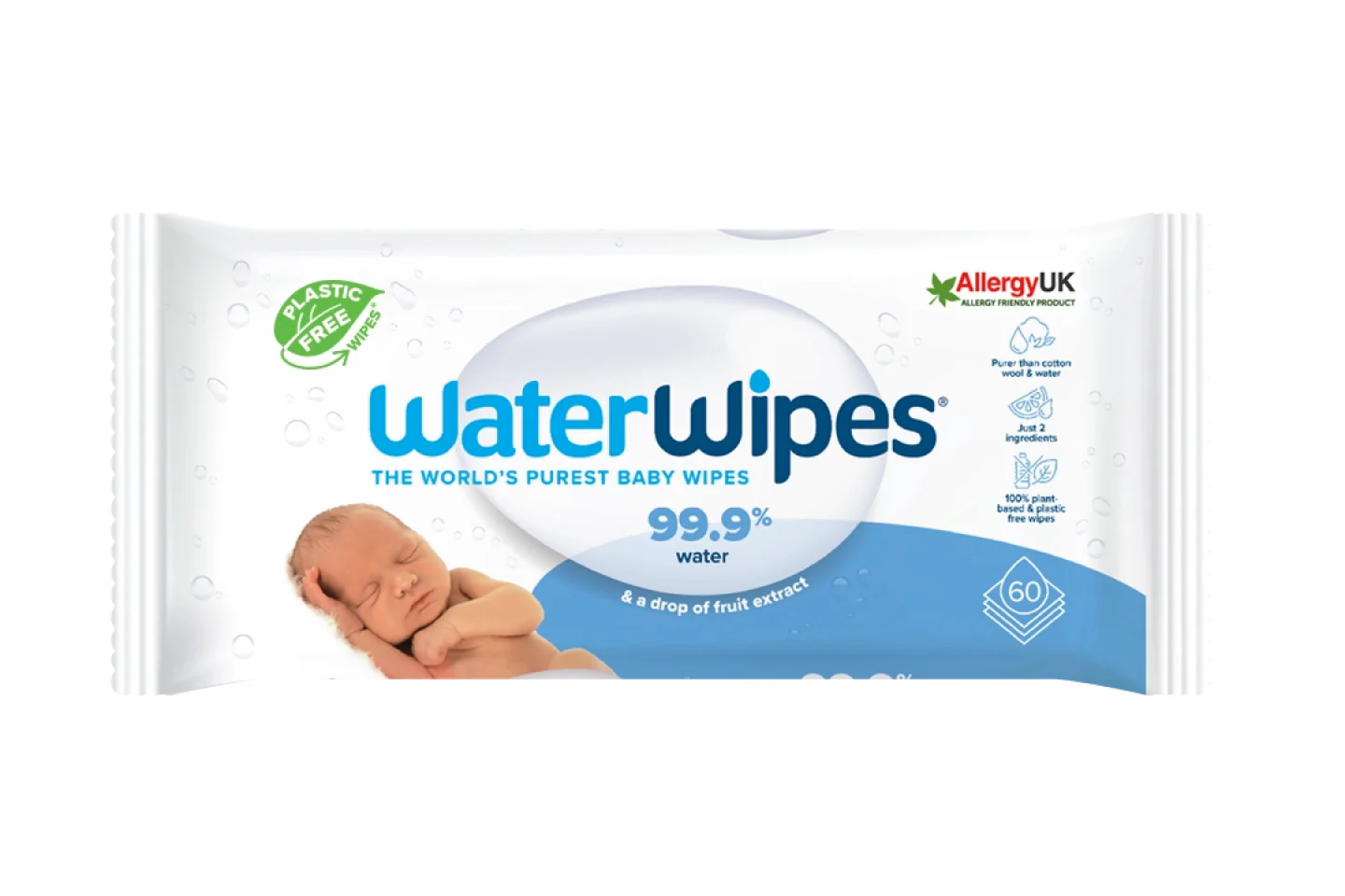 WaterWipes Original Baby Wipes Box (12 packs in a box) - Image 4