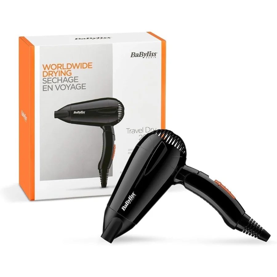 BaByliss Travel Hair Dryer Dry 2000