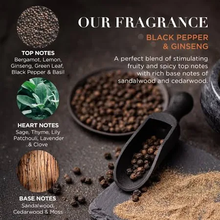 Baylis & Harding Black Pepper & Ginseng Men's The Essentials Tin Kit Gift Set - Image 3
