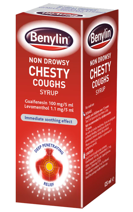 Benylin Non-Drowsy Chesty Cough Syrup 125ml