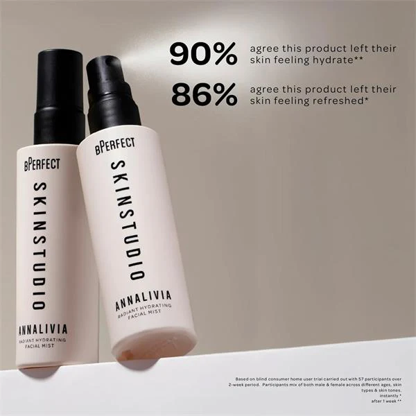 bPerfect Annalivia Skinstudio Radiant Hydrating Facial Mist 100Ml - Image 2