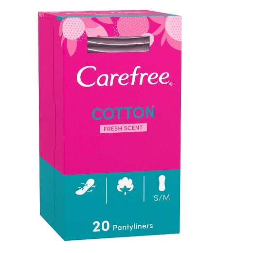 CAREFREE COTTON BREATHABLE ALOE VERA 20PK