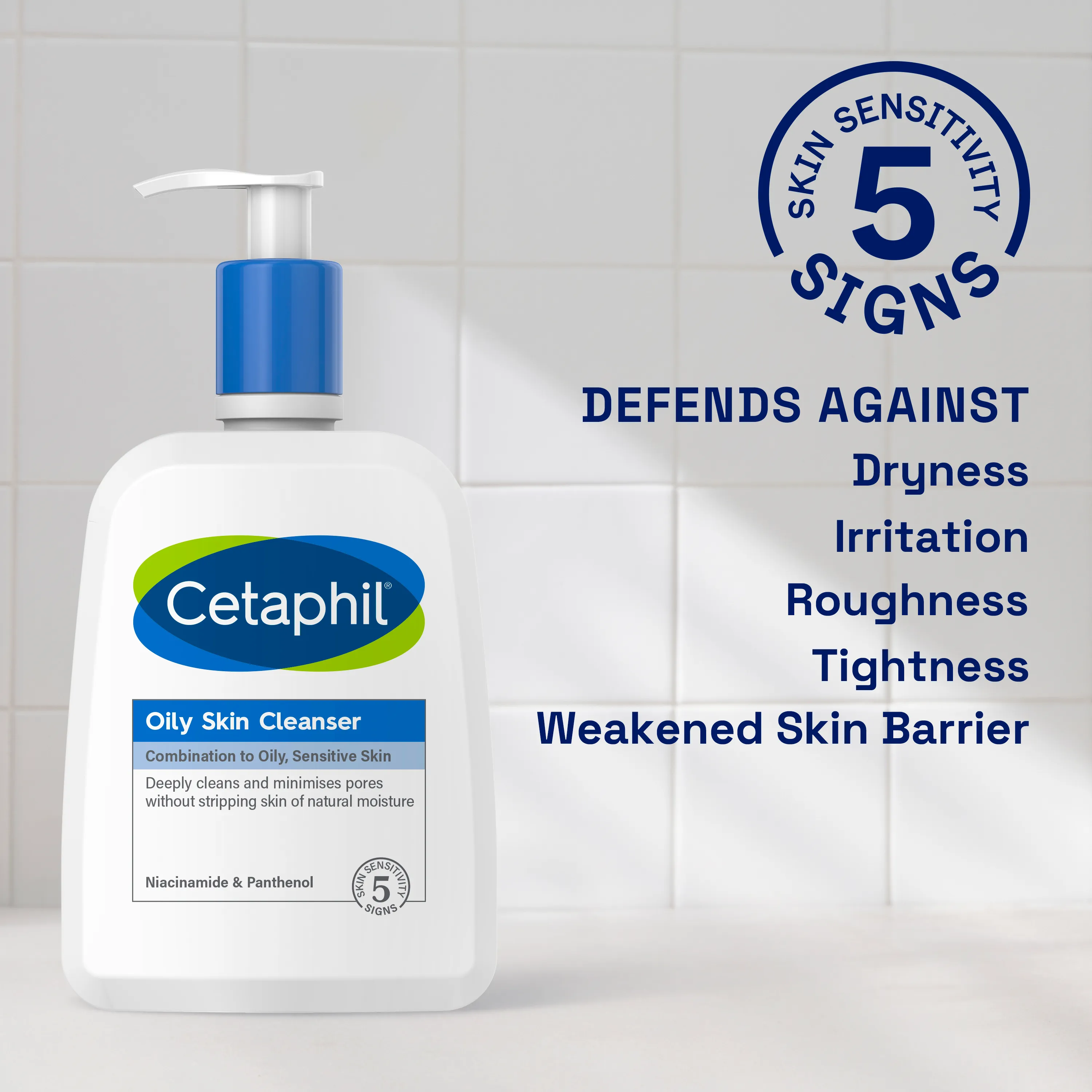 Cetaphil Oily Skin Cleanser Wash 236ml - Image 3