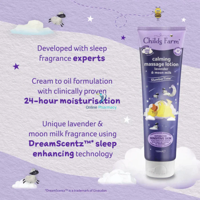 Childs Farm Calming Massage Lotion Lavender and Moon milk 150ml - Image 2