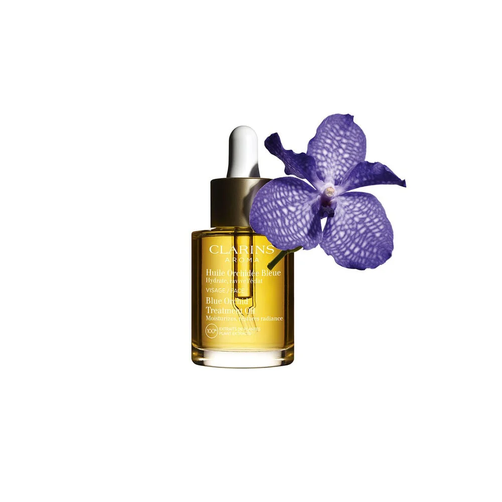 Clarins Blue Orchid Face Treatment Oil - Image 3