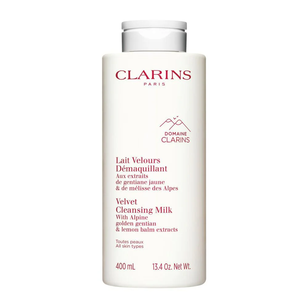 Clarins Velvet Cleansing Milk 400ml | Gentle Cleanser Ireland | Chemco Pharmacy