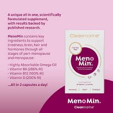 Cleanmarine MenoMinFor Peri & Menopause 60 Capsules - Image 2