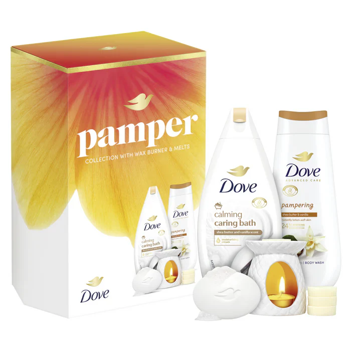 Dove Pamper Wax Burner & Melts Gift Set - Image 2