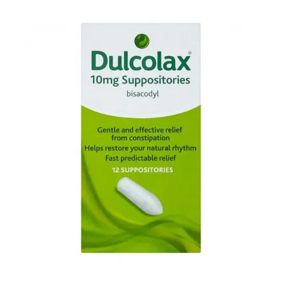 Dulcolax  Suppositories 10mg Adult 12pk