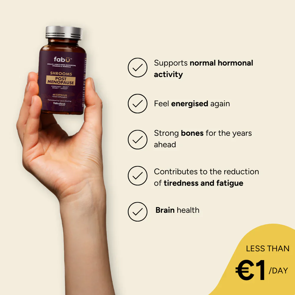 FabU Shrooms Post Menopause 60 Capsules - Image 3