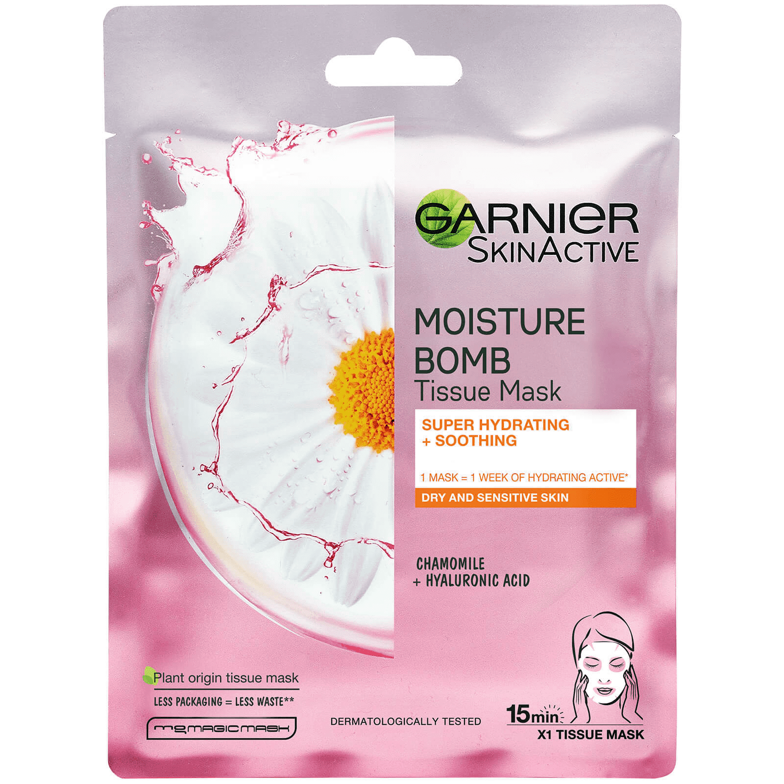 Garnier Moisture Bomb Sakura Hydrating Tissue Mask 28g (1)