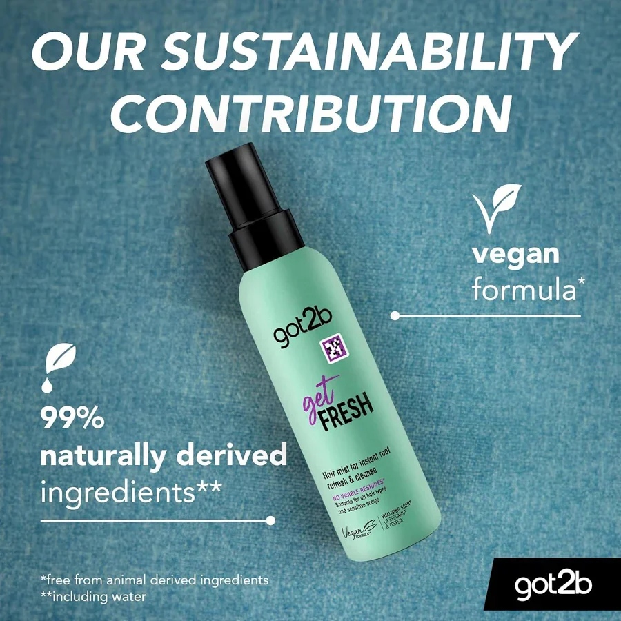 Got2b Get Fresh Dry Shampoo Hair Mist 150ml - Image 5