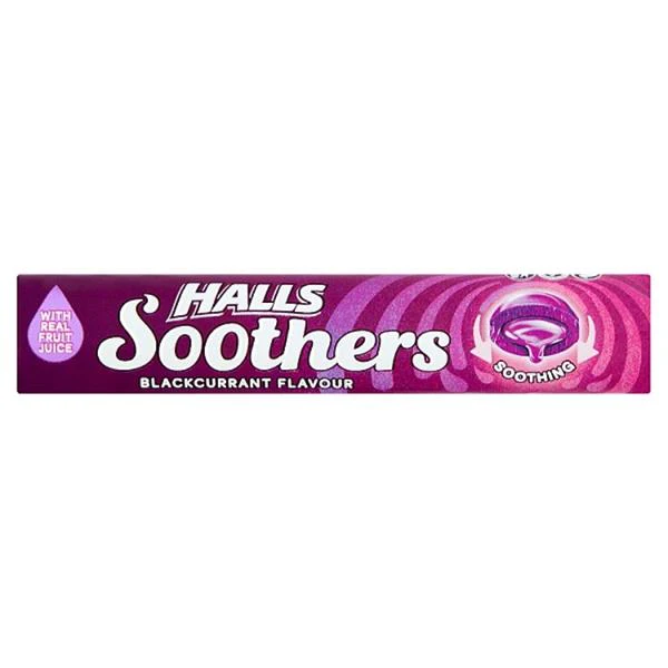 Halls Soothers Blackcurrant Throat Sweets | Sore Throat Relief Ireland | Chemco Pharmacy