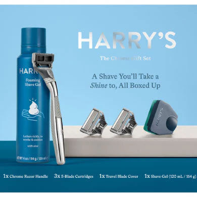 HARRY'S CHROME GIFT SET