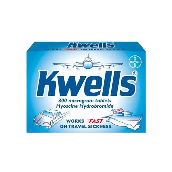 Kwells Travel Sickness Tablets 12 Pack | Hyoscine | Travel Sickness Ireland | Chemco Pharmacy