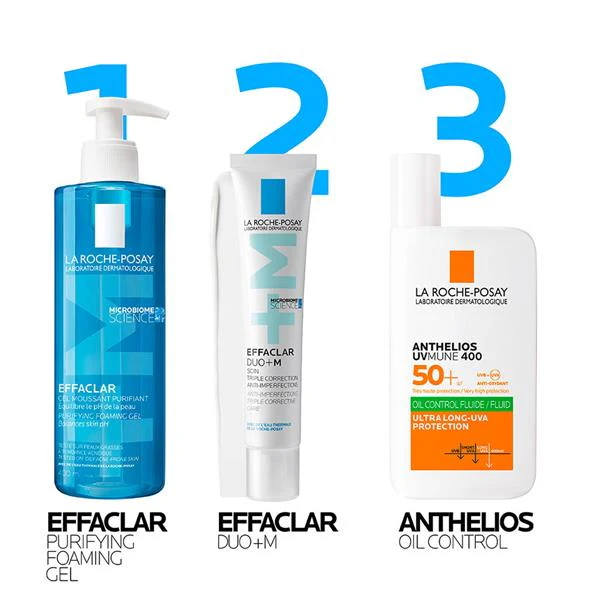 La Roche-Posay Effaclar Purifying Foaming Gel Cleanser for Oily, Blemish-Prone Skin 200ml - Image 3