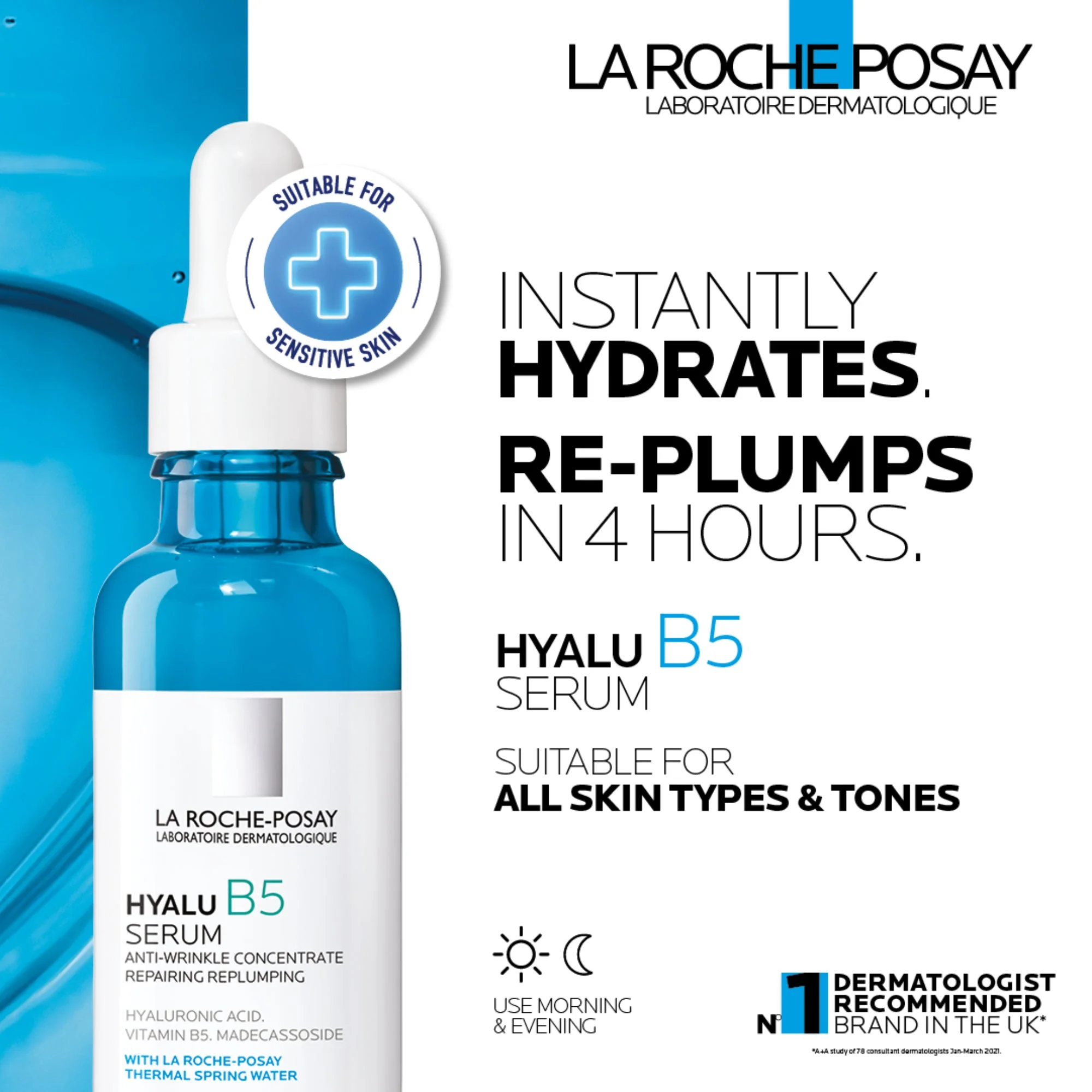 La Roche-Posay Hyalu B5 Hyaluronic Acid Serum 30ml | Chemco Pharmacy Ireland - Image 3