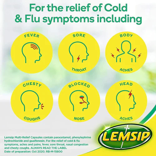 Lemsip Multi Relief Capsules 16pk - Image 3