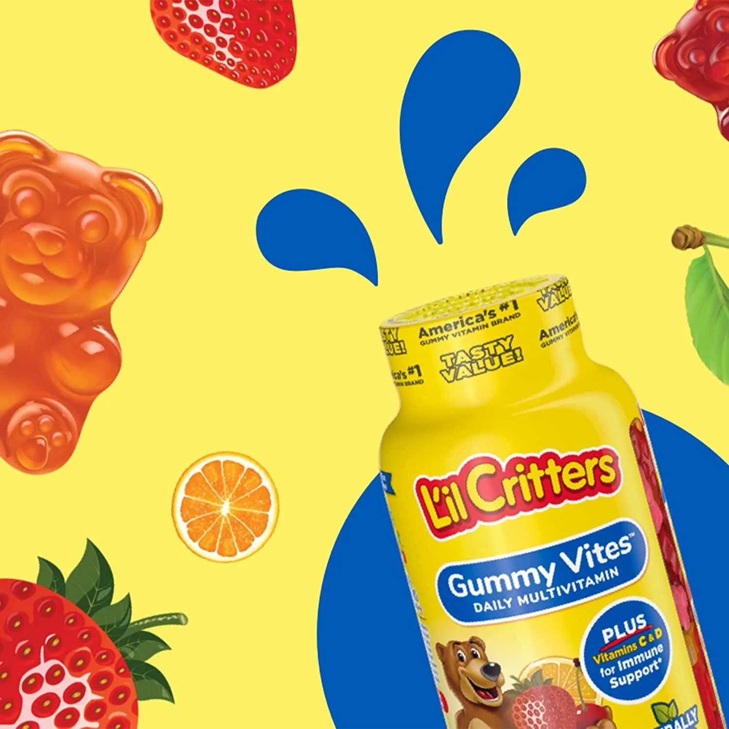 L'il Critters Gummy Vites Multivitamin Gummies 70 Pack - Image 3