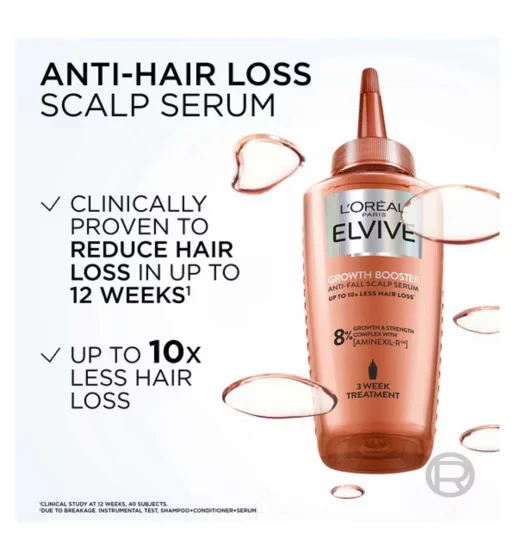 L'Oréal Elvive Bond Repair Growth Booster Serum 102ml | Hair Strengthening Serum Ireland | Chemco - Image 2