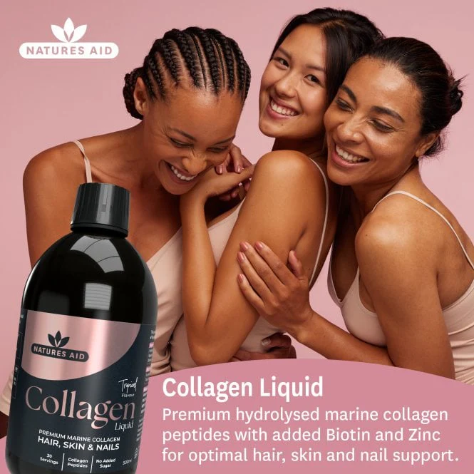 Natures Aid Collagen Tropical Flavour 500ml - Image 3