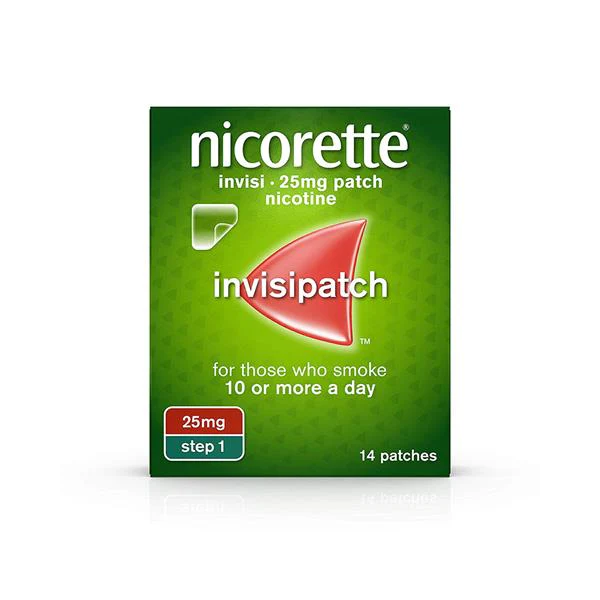 Nicorette Invisi 25mg Patch 14 Pack | Stop Smoking Patch Ireland | Chemco Pharmacy
