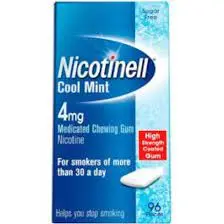 NICOTINELL 4MG COOLMINT GUM 24PK