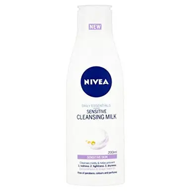 NIVEA DAILY ESSENTIALS SENSITIVE CLEANSING MILK 200ML