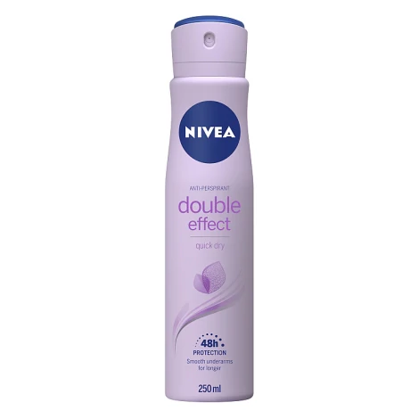 Nivea Double Effect Anti-perspirant Deodorant Spray 250ml - Image 2