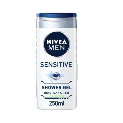 NIVEA MEN SHOWER GEL 250ML SENSITIVE