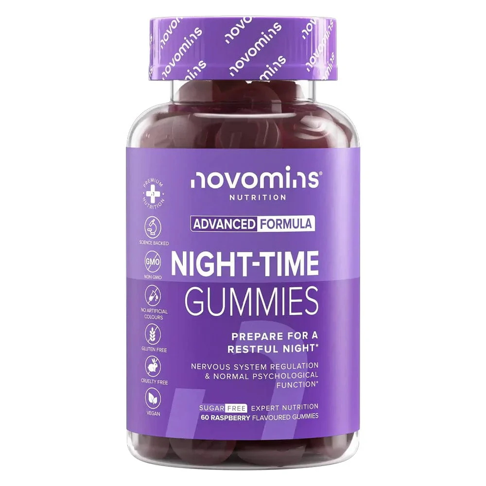 Novomins Magnesium 1636mg Raspberry Flavoured 60 Gummies