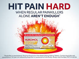 Nuromol Dual Action Pain Relief 200mg/500mg Tablets 24 pack - Image 2