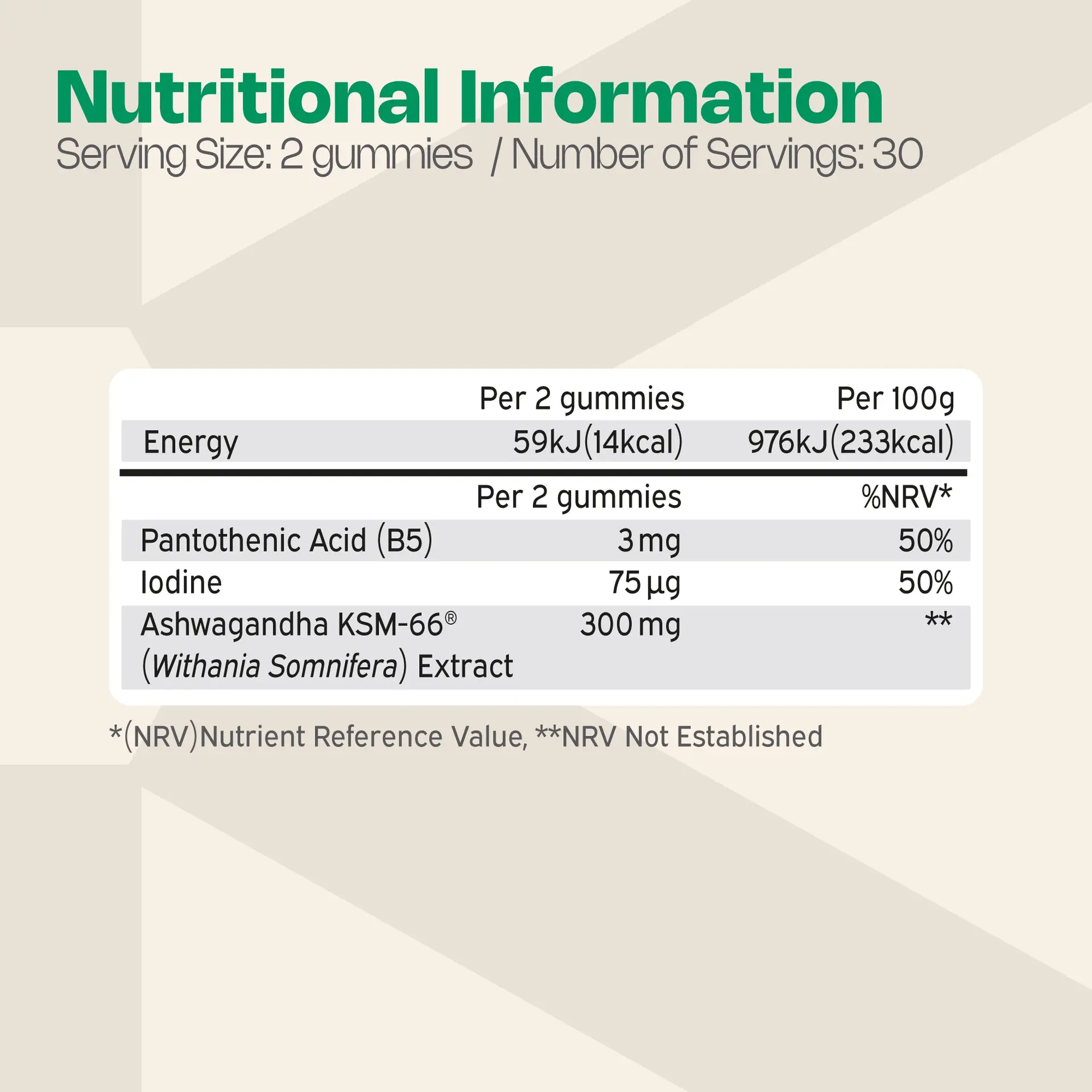 Nutriburst Ashwagandha KSM66 50 Gummies - Image 6