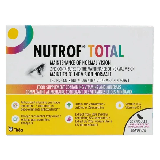 Nutrof Total Eye Health Vitamins 30 Capsules