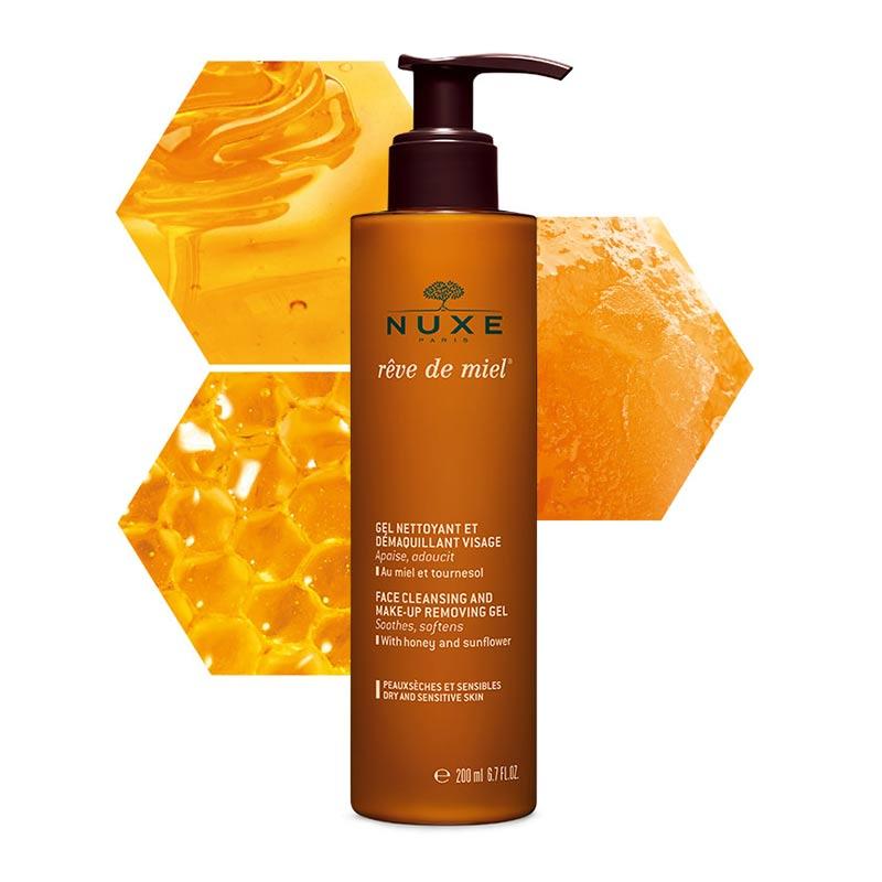 NUXE Reve de Miel Make-Up Removing Gel 200ml - Image 2