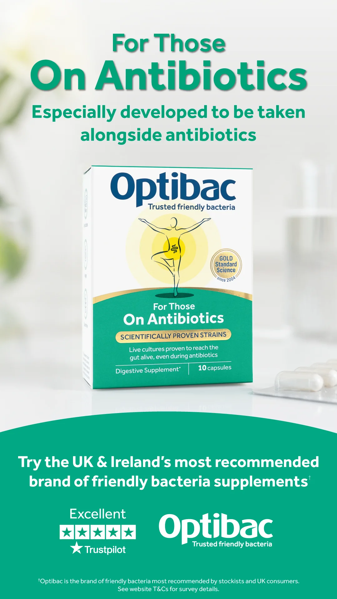 Optibac For Those on Antibiotics 10 Pack