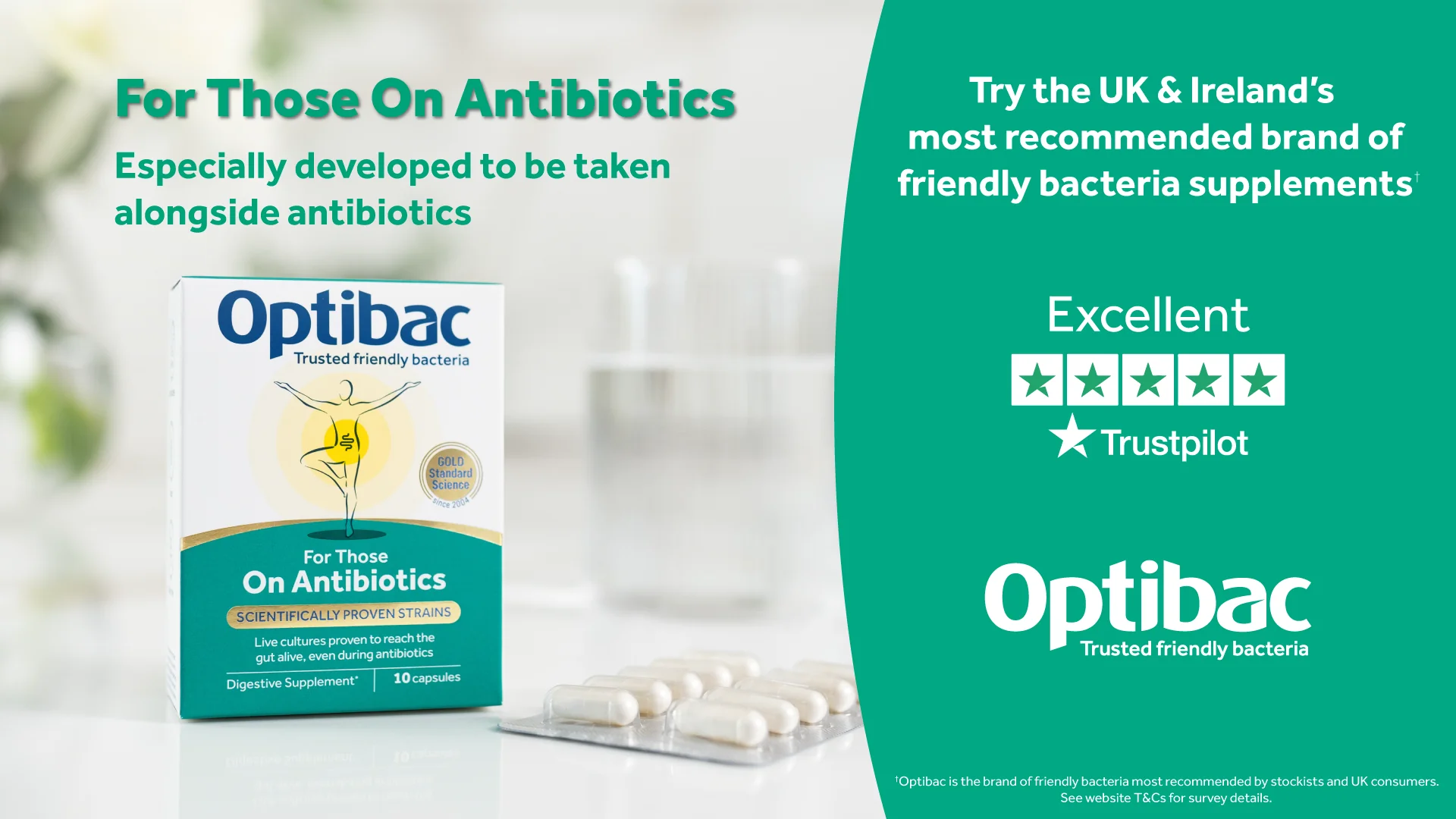 Optibac For Those on Antibiotics 10 Pack - Image 2