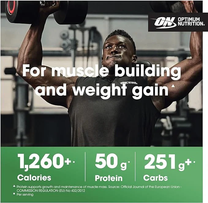 Optimum Nutrition Serious Mass Vanilla 2.7kg Tub - Image 2