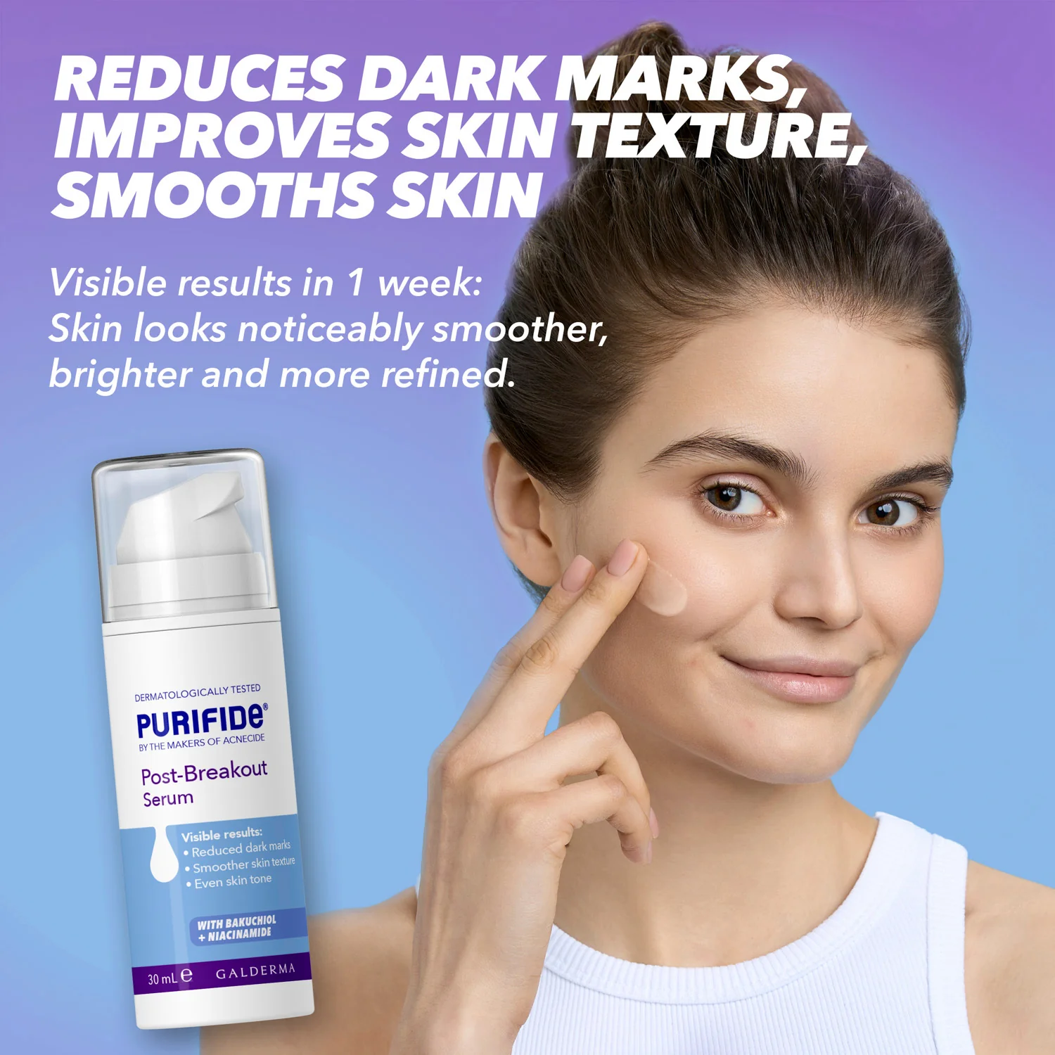 Purifide by Acnecide Post-Breakout Serum 30ml - Image 2