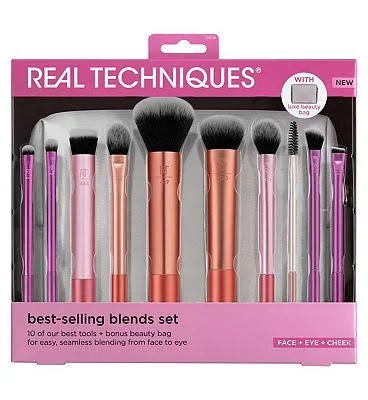 Real Techniques Best Selling Blends Makeup Brush Set | Makeup Brushes Ireland | Chemco Pharmacy
