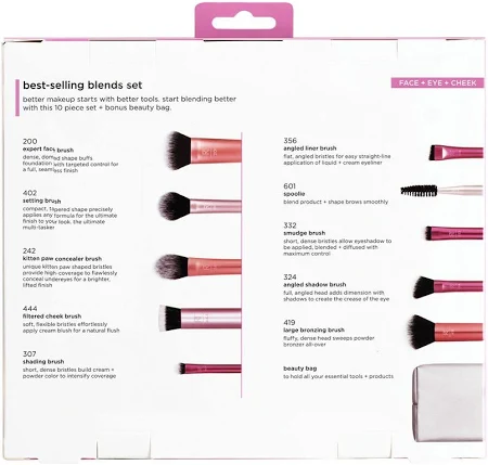 Real Techniques Best Selling Blends Makeup Brush Set | Makeup Brushes Ireland | Chemco Pharmacy - Image 2