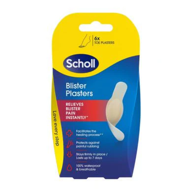 SCHOLL BLISTER PLASTERS TOE