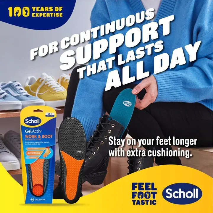 Scholl GelActiv Work & Boot Insoles - Image 2