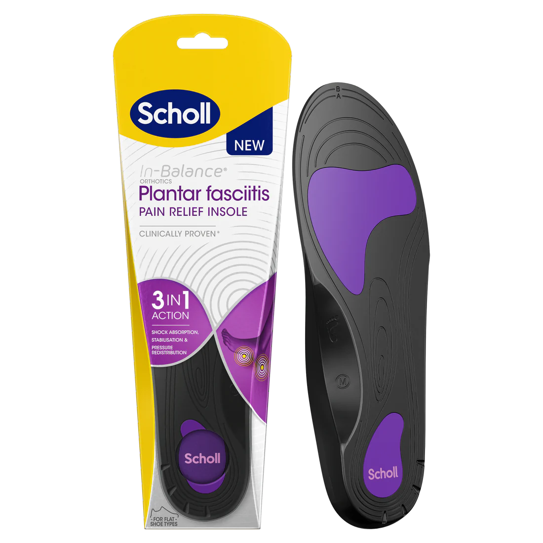 Scholl Plantar Fasciitis Insole Medium