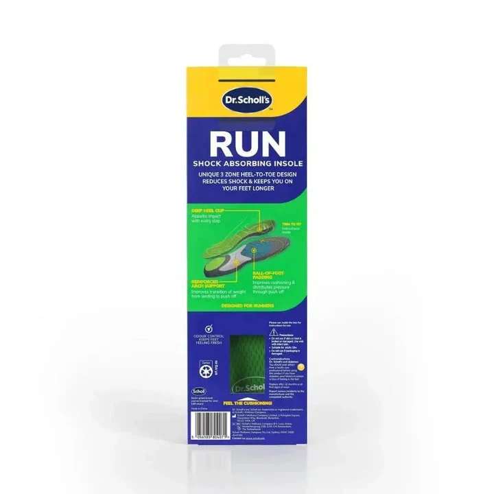 Scholl Running Insoles Large (7-13) - Image 2