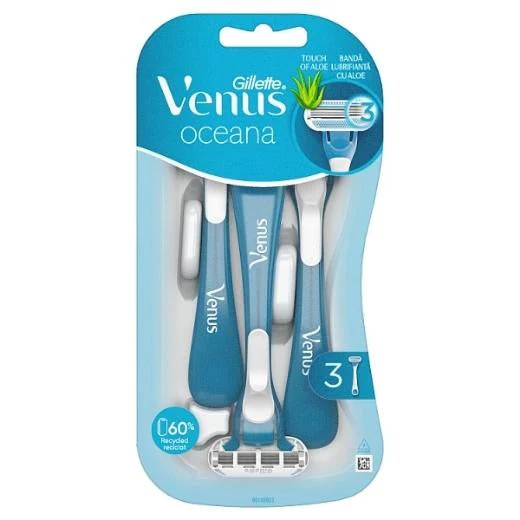 VENUS DISPOSABLE OCEANA RAZORS 3PK